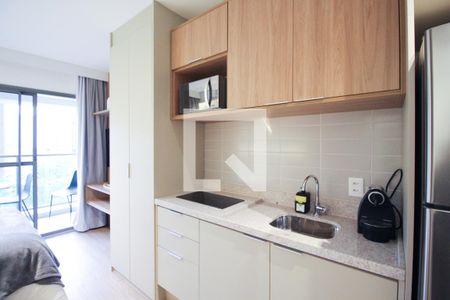 Cozinha de kitnet/studio para alugar com 1 quarto, 25m² em Planalto Paulista, São Paulo