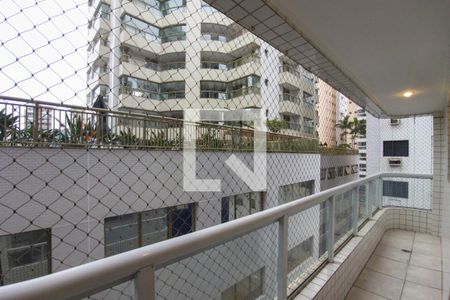 Sacada  de apartamento para alugar com 2 quartos, 107m² em Canto do Forte, Praia Grande