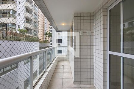 Sacada  de apartamento para alugar com 2 quartos, 107m² em Canto do Forte, Praia Grande