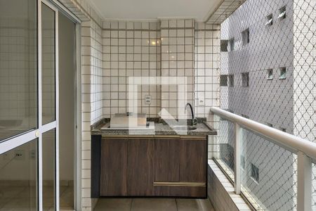 Sacada  de apartamento para alugar com 2 quartos, 107m² em Canto do Forte, Praia Grande