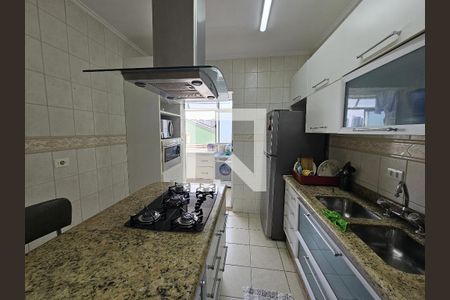Cozinha de apartamento à venda com 3 quartos, 114m² em Vila Assunção, Santo André
