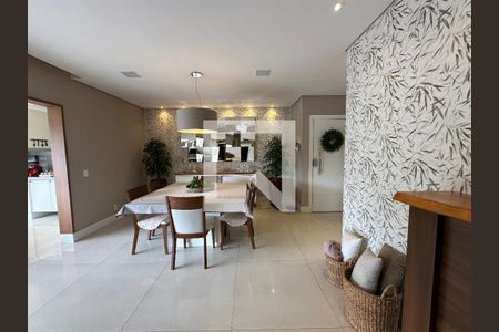 Sala de Jantar de apartamento à venda com 3 quartos, 158m² em Alphaville, Santana de Parnaíba