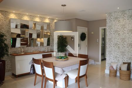 Sala de Jantar de apartamento à venda com 3 quartos, 158m² em Alphaville, Santana de Parnaíba