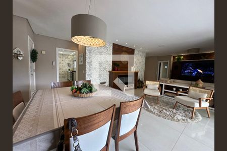 Sala de Jantar de apartamento à venda com 3 quartos, 158m² em Alphaville, Santana de Parnaíba