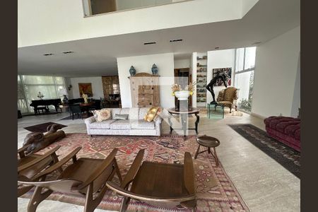 Sala de casa de condomínio à venda com 4 quartos, 936m² em Residencial Morada dos Lagos, Barueri
