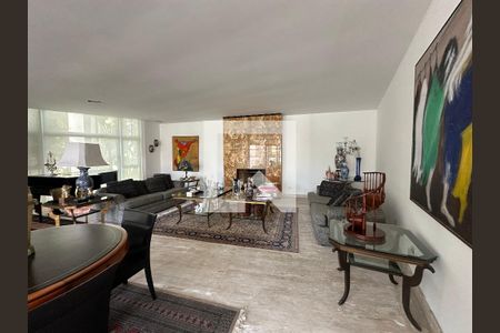 Sala de casa de condomínio à venda com 4 quartos, 936m² em Residencial Morada dos Lagos, Barueri