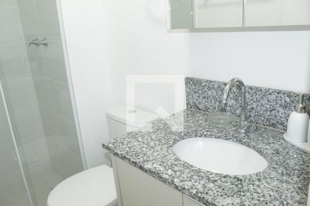 Banheiro de kitnet/studio para alugar com 1 quarto, 32m² em Vila Buarque, São Paulo