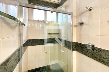 Banheiro da Suíte de apartamento à venda com 3 quartos, 85m² em Funcionários, Belo Horizonte