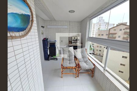 Varanda de apartamento para alugar com 2 quartos, 75m² em Vila Caiçara, Praia Grande
