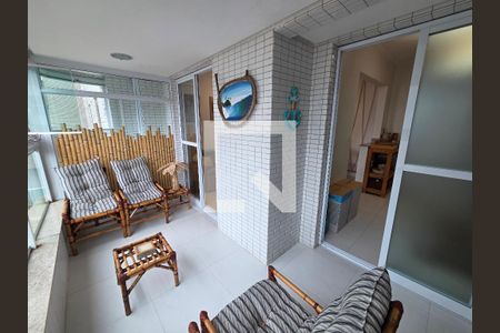 Varanda de apartamento para alugar com 2 quartos, 75m² em Vila Caiçara, Praia Grande