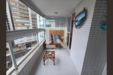 Varanda de apartamento para alugar com 2 quartos, 75m² em Vila Caiçara, Praia Grande