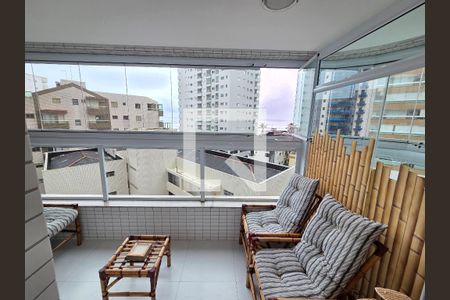 Varanda de apartamento para alugar com 2 quartos, 75m² em Vila Caiçara, Praia Grande