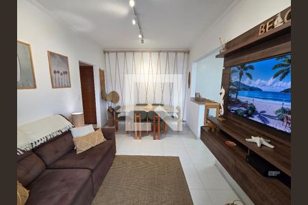 Sala de apartamento para alugar com 2 quartos, 75m² em Vila Caiçara, Praia Grande