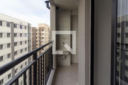 Varanda e Área de Serviço de apartamento para alugar com 2 quartos, 50m² em Usina Piratininga, São Paulo