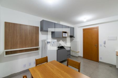 Sala/Cozinha de apartamento para alugar com 1 quarto, 27m² em Jardim Oriental, São Paulo