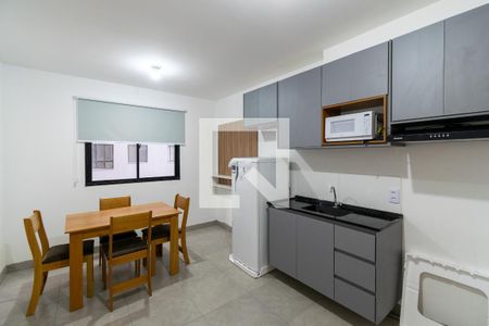 Sala/Cozinha de apartamento para alugar com 1 quarto, 27m² em Jardim Oriental, São Paulo