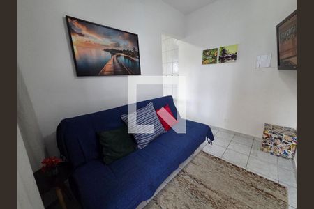 Sala de apartamento para alugar com 1 quarto, 44m² em Vila Tupi, Praia Grande