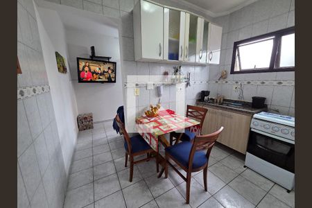 Cozinha de apartamento para alugar com 1 quarto, 44m² em Vila Tupi, Praia Grande