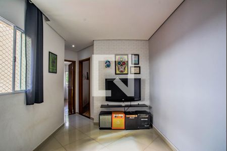 Sala de apartamento à venda com 2 quartos, 99m² em Vila Valparaíso, Santo André
