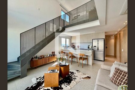 Sala de apartamento à venda com 1 quarto, 80m² em Cerqueira César, São Paulo
