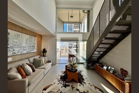 Sala de apartamento à venda com 1 quarto, 80m² em Cerqueira César, São Paulo