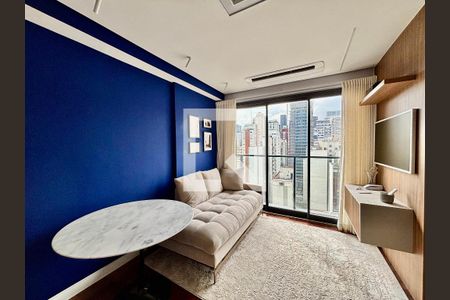 Sala  de apartamento para alugar com 2 quartos, 62m² em Jardim Paulista, São Paulo
