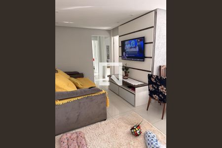Sala de apartamento à venda com 2 quartos, 64m² em Jardim, Santo André