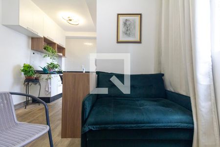 Sala e Cozinha de apartamento à venda com 2 quartos, 50m² em Vila Carrão, São Paulo