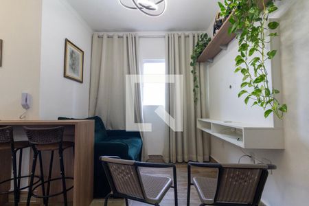 Sala e Cozinha de apartamento à venda com 2 quartos, 50m² em Vila Carrão, São Paulo