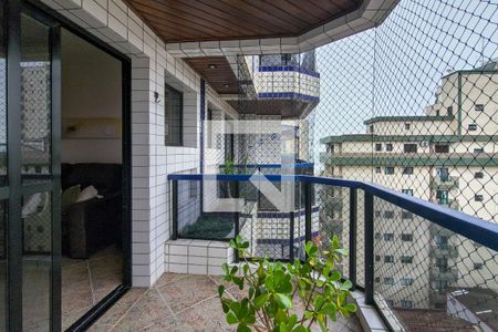 Sacada  de apartamento para alugar com 2 quartos, 149m² em Guilhermina, Praia Grande