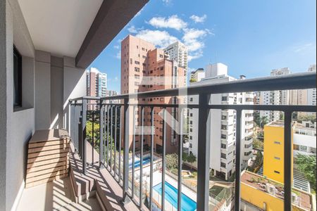 Varanda de kitnet/studio à venda com 1 quarto, 25m² em Campo Belo, São Paulo