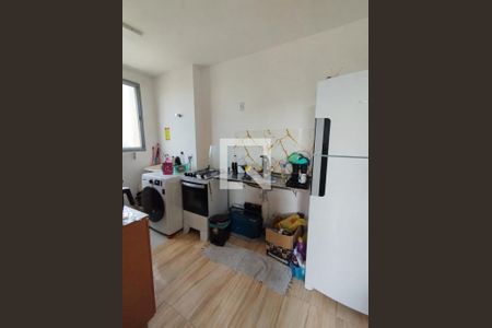 Cozinha de apartamento à venda com 2 quartos, 37m² em Parque das Nações, Santo André
