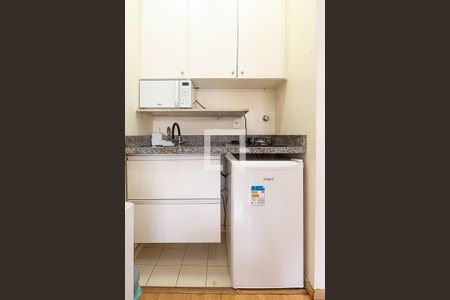 Cozinha de apartamento para alugar com 1 quarto, 33m² em Vila Uberabinha, São Paulo