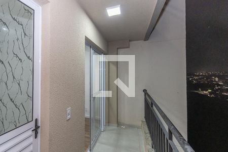 Varanda Sala de Estar/Jantar  de apartamento para alugar com 2 quartos, 54m² em Jardim Nova Alvorada, Hortolândia