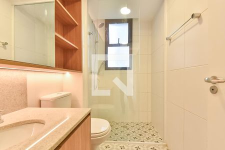 Banheiro de kitnet/studio para alugar com 1 quarto, 56m² em Vila Mariana, São Paulo