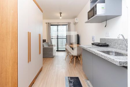 Studio de kitnet/studio para alugar com 1 quarto, 25m² em Jardim das Acacias, São Paulo