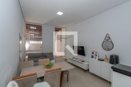 Sala de Estar/Jantar/Cozinha  de casa para alugar com 2 quartos, 61m² em Parque Residencial Salerno (nova Veneza), Sumaré