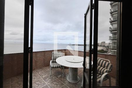 Varanda da sala  de apartamento para alugar com 3 quartos, 200m² em Copacabana, Rio de Janeiro