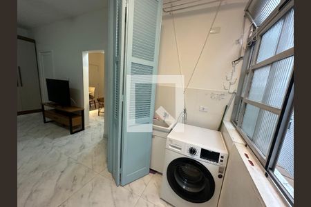 Área de Serviço de apartamento para alugar com 1 quarto, 40m² em Centro, São Vicente