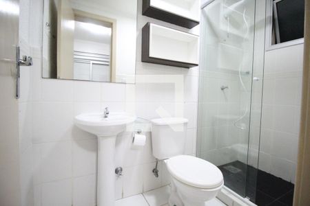 Banheiro da Suíte 1 de apartamento para alugar com 3 quartos, 80m² em Vila Vista Alegre, Cachoeirinha
