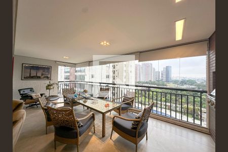 Varanda Gourmet de apartamento à venda com 4 quartos, 168m² em Água Branca, São Paulo
