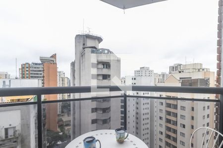 Varanda da Sala de apartamento para alugar com 4 quartos, 90m² em Indianópolis, São Paulo