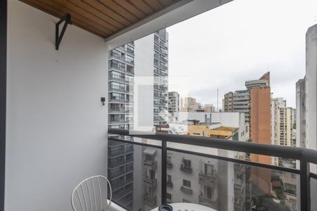 Varanda da Sala de apartamento para alugar com 4 quartos, 90m² em Indianópolis, São Paulo