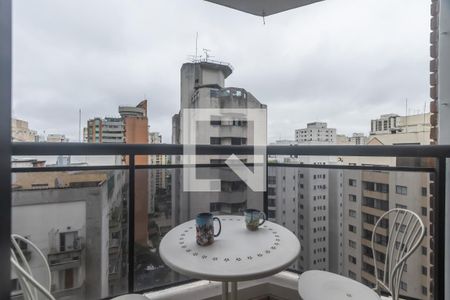 Varanda da Sala de apartamento para alugar com 4 quartos, 90m² em Indianópolis, São Paulo