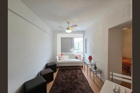 Sala de apartamento à venda com 1 quarto, 32m² em Indianópolis, São Paulo