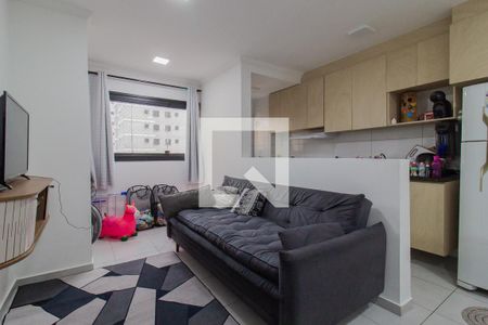 Sala/Cozinha de apartamento para alugar com 2 quartos, 41m² em Vila São Francisco, Mauá