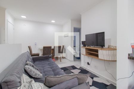 Sala/Cozinha/sala de jantar de apartamento para alugar com 2 quartos, 41m² em Vila São Francisco, Mauá