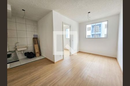 Sala/Cozinha de apartamento para alugar com 2 quartos, 34m² em Jardim São Luís, São Paulo