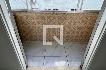 Varanda da Sala de apartamento para alugar com 1 quarto, 45m² em Ponta da Praia, Santos