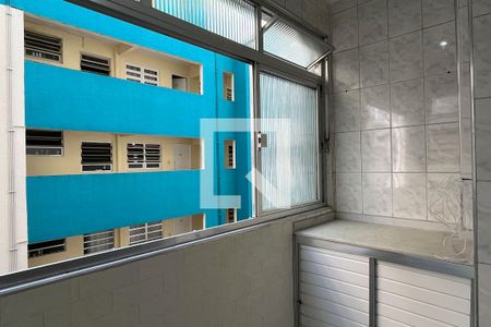 Varanda da Sala de apartamento para alugar com 1 quarto, 454m² em Ponta da Praia, Santos